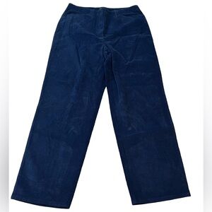 Ralph Lauren Blue Corduroy Fabric Jeans Size 16W